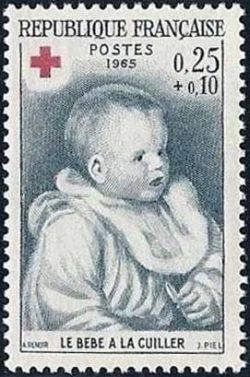  Auguste Renoir «Bébé à la cuiller» Croix rouge 