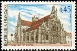  Eglise de Brou à Bourg en Bresse (Ain) 