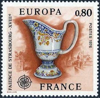  Europa - Faïence de Strasbourg XVIIIème siècle 