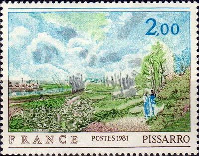  Camille Pissarro( 180-1903)  «La sente du chou» 