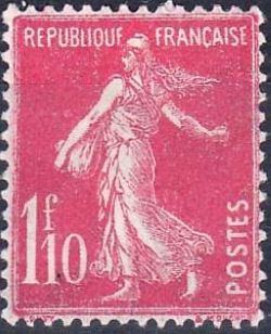 Semeuse fond plein, inscription grasse