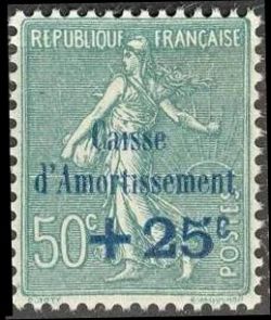 Semeuse lignée - au profit de la Caisse d'Amortissement