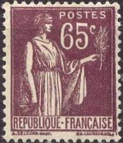  Type Paix 2ème série 65c 