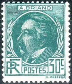  Aristide Briand (1862-1932) prix Nobel de la Paix en 1926 
