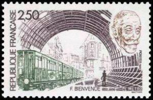  Hommage à Fulgence Marie Auguste Bienvenüe,  (1852-1936) créateur du métropolitain de Paris 