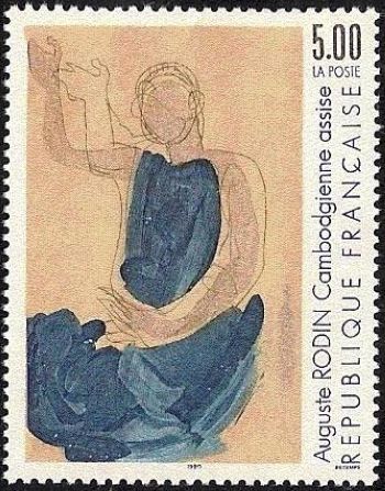  « Cambodgienne assise » d'Auguste Rodin 
