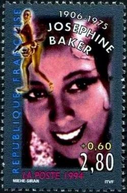  Personnages célèbres «De la scène à l'écran», Joséphine Baker 1906-1975 