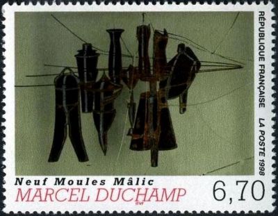  « Neufs Moules Mâlic » oeuvre de Marcel Duchamp 