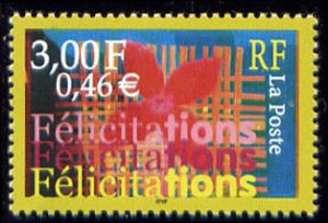  Timbre « Félicitations » 