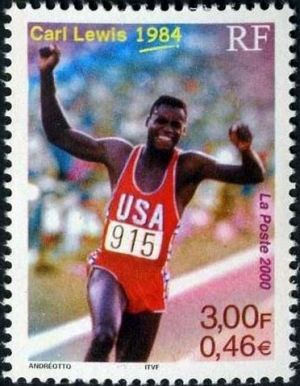  Carl Lewis (4 médailles d'or aux jeux olympiques de Los Angeles en 1984) 