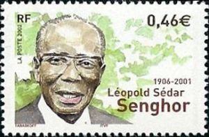  1er anniversaire de la mort de Léopold Sédar Senghor (1906-2001) homme d'état et poète sénégalais 