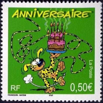  Timbre pour anniversaires 