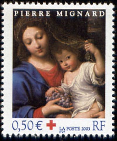  Croix Rouge, Pierre Mignard « La Vierge à la grappe » 