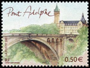  Capitales européennes - Luxembourg, Pont Adolphe 