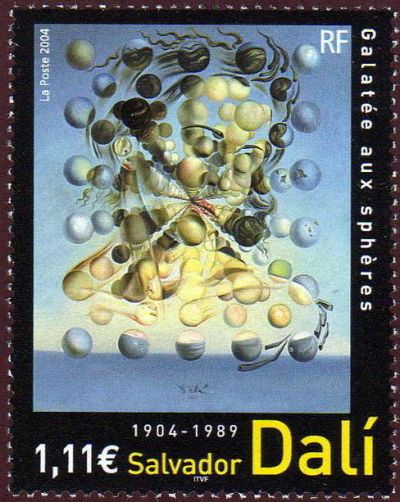  Salvador Dali (1904-1989) « Galatée aux sphères » 