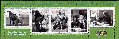  La bande carnet : Le siècle au fil du timbre : Vie quotidienne 