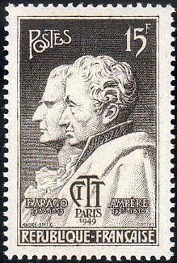  François Arago (1786-1853) et André-Marie Ampère (1775-1836) 