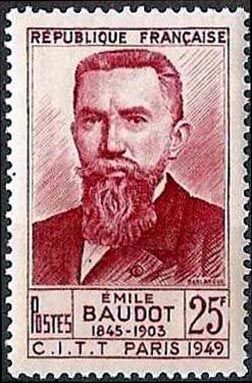  Emile Baudot (1845-1903) ingénieur en télégraphie français 