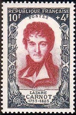  Lazare Carnot (1753-1823)  mathématicien et homme politique français 