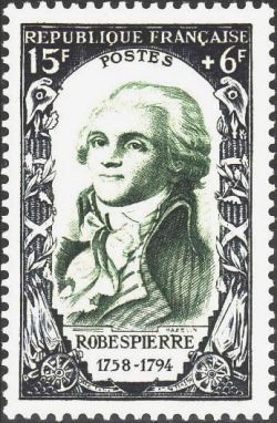  Maximilien Robespierre (1758-1794) avocat et un homme politique français 