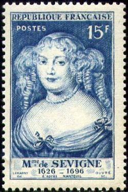  Madame de Sévigné (1626-1696) femme de lettres 