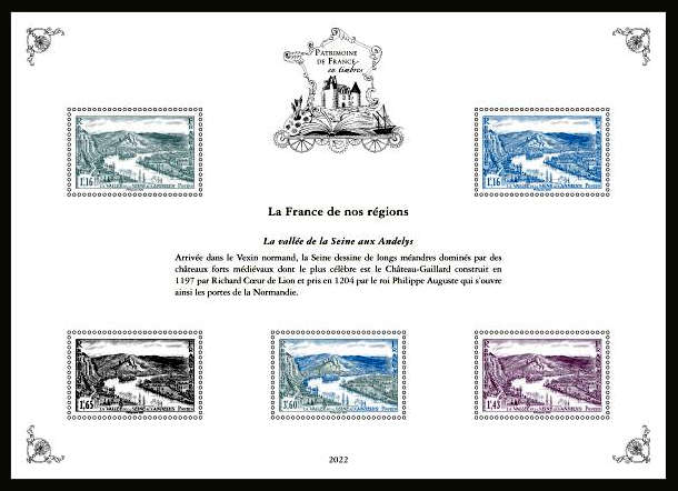  Patrimoine de France en timbres 
