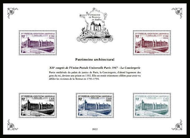  Patrimoine de France en timbres 