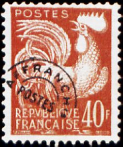  Coq Gaulois préoblitéré 