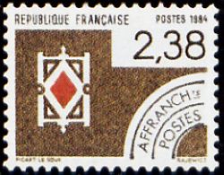  Cartes à jouer préoblitéré 