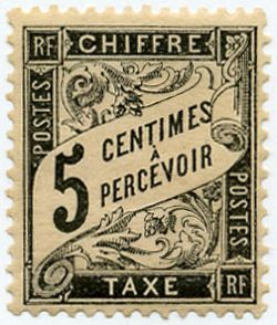  Timbre taxe 