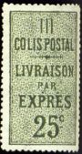  Timbre pour colis «livraison par expres» 