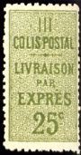  Timbre pour colis «livraison par expres» 