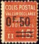  Timbre pour colis «valeur déclarée» 