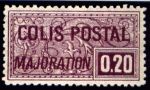  Colis Postal «majoration» Timbre non émis 