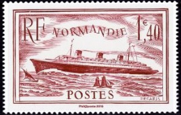  Paquebot «Normandie» ( timbre N° 299 de 1934-1936 ) 