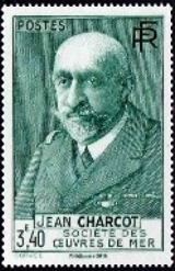  Jean-Baptiste Charcot ( timbre N° 377 de 1938-1939 ) 