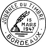Oblitération 1er jour le 15 mars 1947
