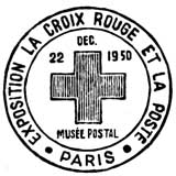 Oblitération 1er jour à Paris au Musée Postal le 22 décembre 1950