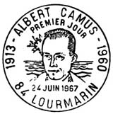 Oblitération 1er jour à Lourmarin le 24 juin 1967