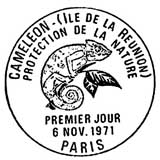 Oblitération 1er jour à Paris le 6 novembre 1971