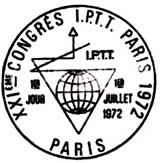 Oblitération 1er jour à Paris le 1 juillet 1972