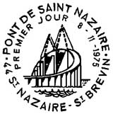 Oblitération 1er jour à Saint-Nazaire le 8 novembre 1975
