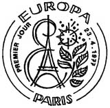 Oblitération 1er jour à Paris et Strasbourg le 23 avril 1977