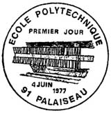 Oblitération 1er jour à Palaiseau le 4 juin 1977