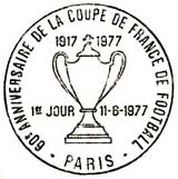 Oblitération 1er jour à Paris le 11 juin 1977