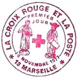 Oblitération 1er jour à Marseille le 26 novembre 1977