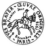 Oblitération 1er jour à Paris le 9 décembre 1978