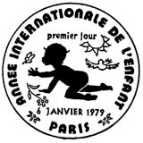 Oblitération 1er jour à Paris le 6 janvier 1979