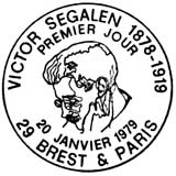 Oblitération 1er jour à Paris et Brest le 20 janvier 1979