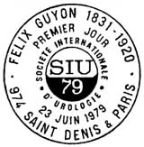 Oblitération 1er jour à Paris le 23 juin 1979
